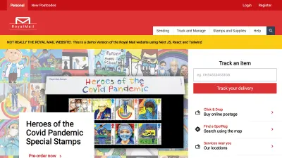Royal Mail Website